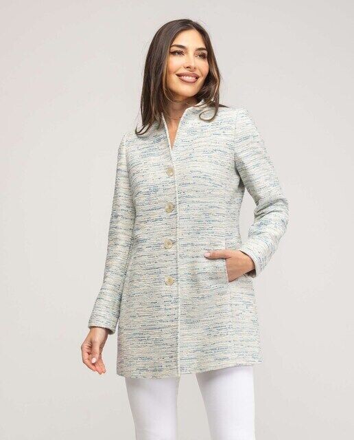 Женская куртка с воротником-воронкой и застежкой на пуговицы Fsh, светло-синий
Женская куртка с воротником-воронкой и застежкой на пуговицы Fsh, светло-синий