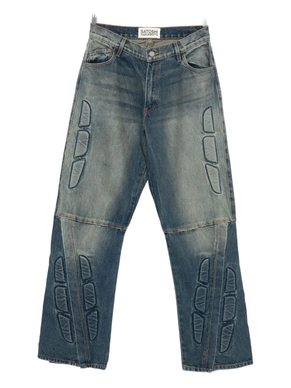 Джинсы с панелями SATOSHI NAKAMOTO, синий
Джинсы с панелями SATOSHI NAKAMOTO, синий