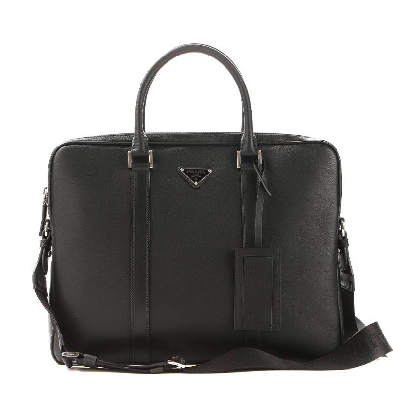 PRADA Кожаная мужская наплечная сумка через плечо черная
PRADA Кожаная мужская наплечная сумка через плечо черная