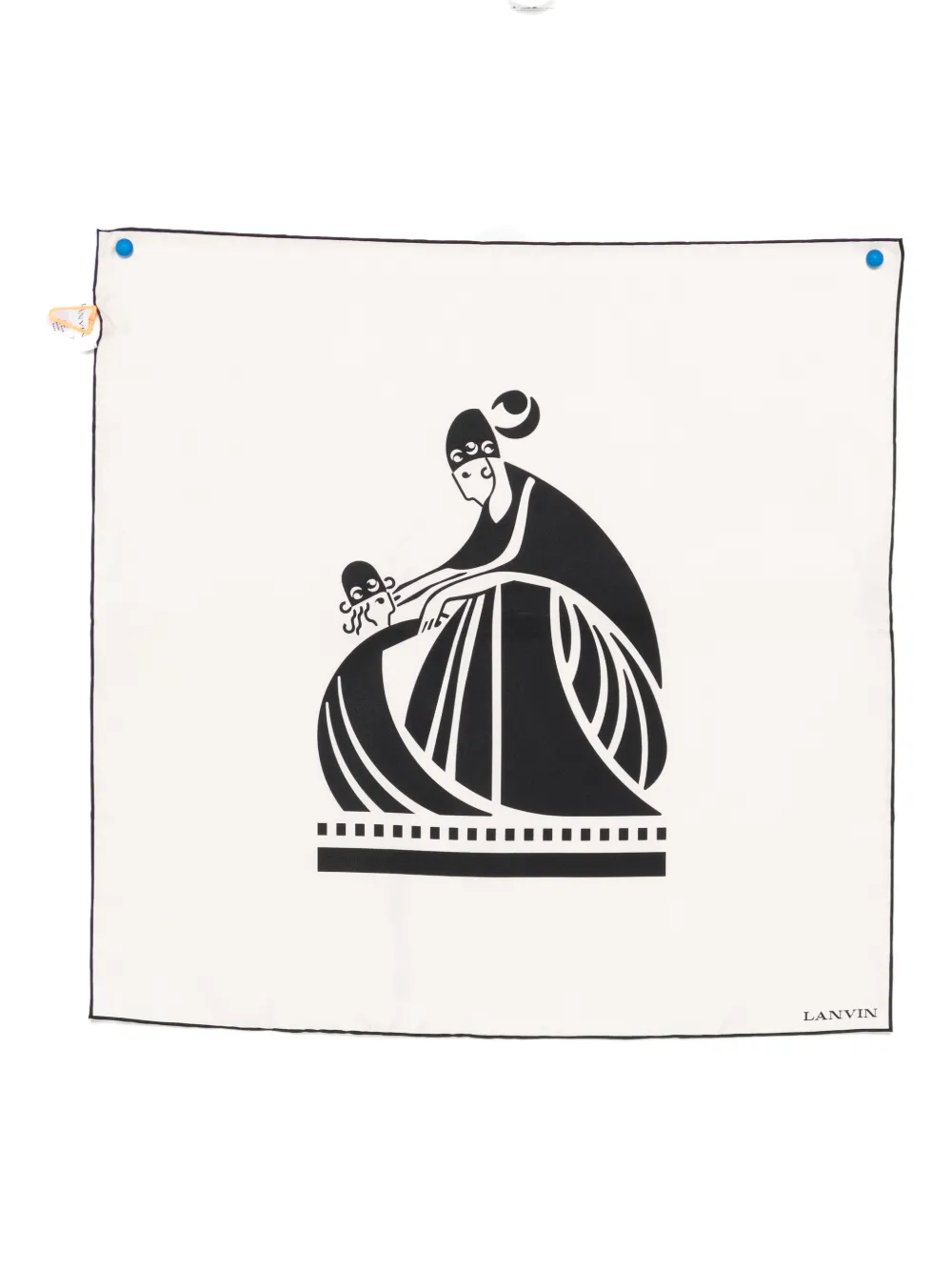 Шелковый шарф с логотипом Lanvin, нейтральный
Шелковый шарф с логотипом Lanvin, нейтральный