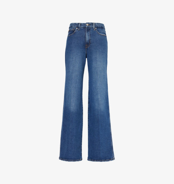 Джинсы Good skate с пятью карманами, широкими штанинами и высокой посадкой из смеси эластичного денима Good American, цвет bblue383
Джинсы Good skate с пятью карманами, широкими штанинами и высокой посадкой из смеси эластичного денима Good American, цвет bblue383