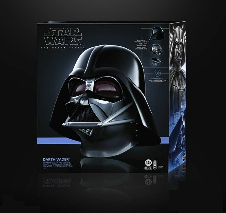 Хабро, Star Wars Black Series, Премиальный электронный шлем Дарта Вейдера, F5514 Hasbro
Хабро, Star Wars Black Series, Премиальный электронный шлем Дарта Вейдера, F5514 Hasbro