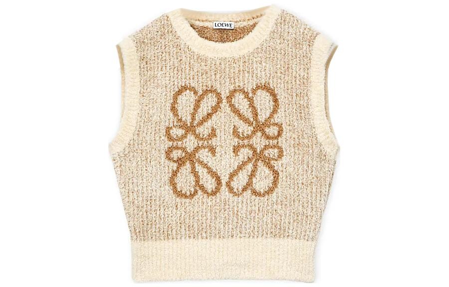 FW23 Женский жилет Anagram Knit в цвете экрю/кемел Loewe
FW23 Женский жилет Anagram Knit в цвете экрю/кемел Loewe