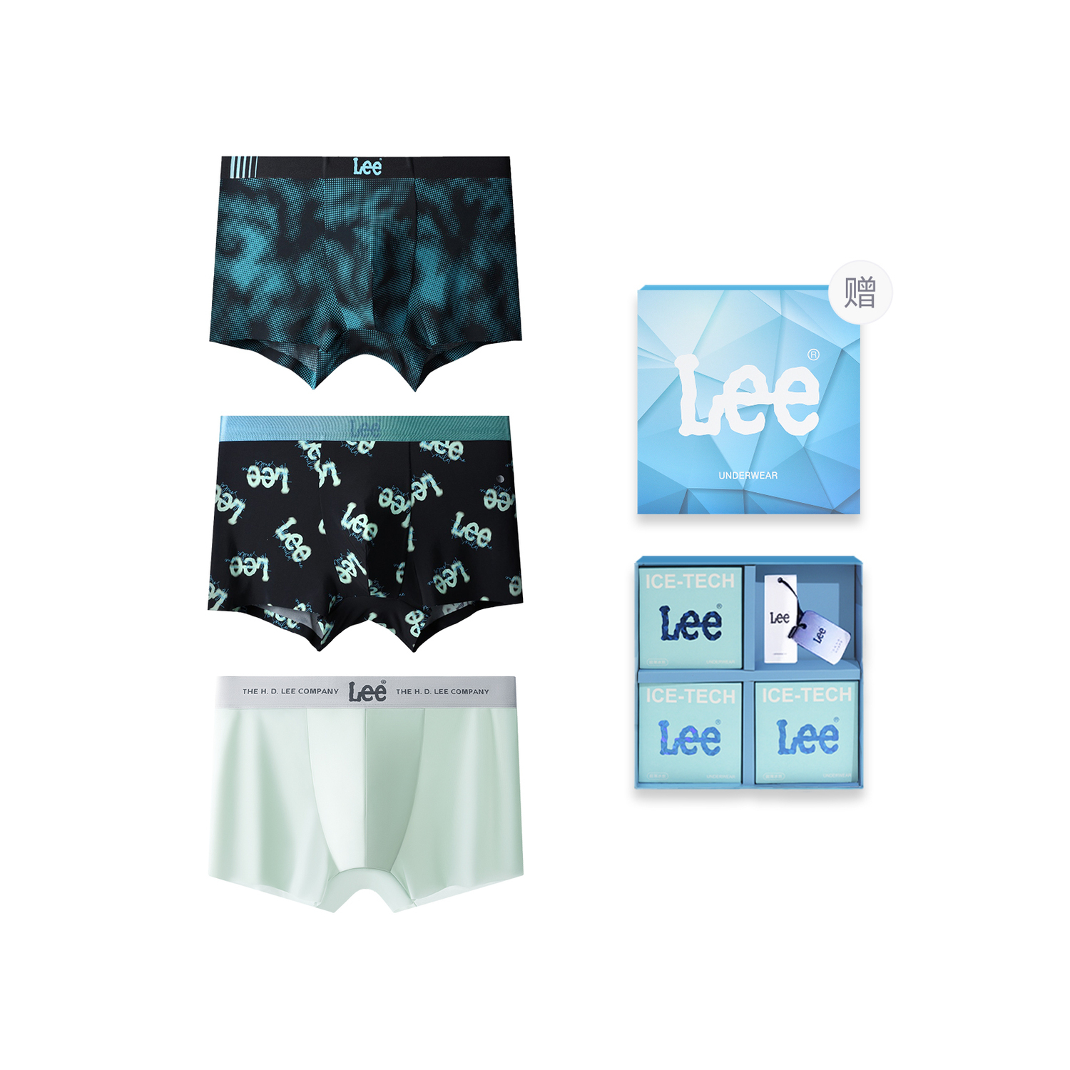 Lee Sunset 1.0 подарочный набор мужского белья 3 шт
Lee Sunset 1.0 подарочный набор мужского белья 3 шт