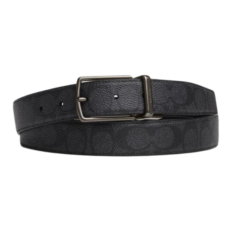 Кожаный ремень из коровьей кожи мужской черный ширина 3,8 см COACH
Кожаный ремень из коровьей кожи мужской черный ширина 3,8 см COACH