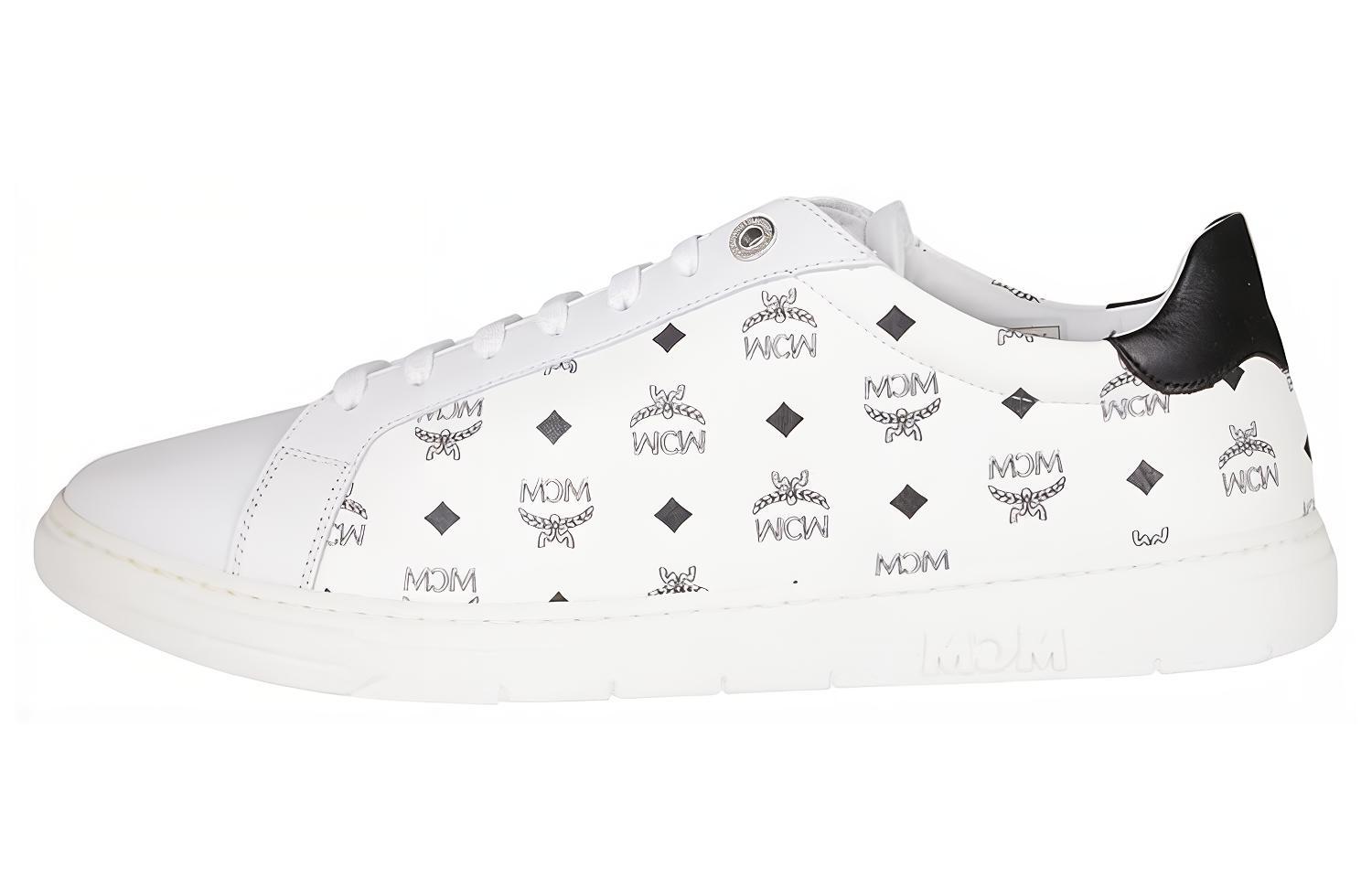 MCM Стильные низкие кроссовки для скейтбординга Visetos, мужские, белые, черные
MCM Стильные низкие кроссовки для скейтбординга Visetos, мужские, белые, черные