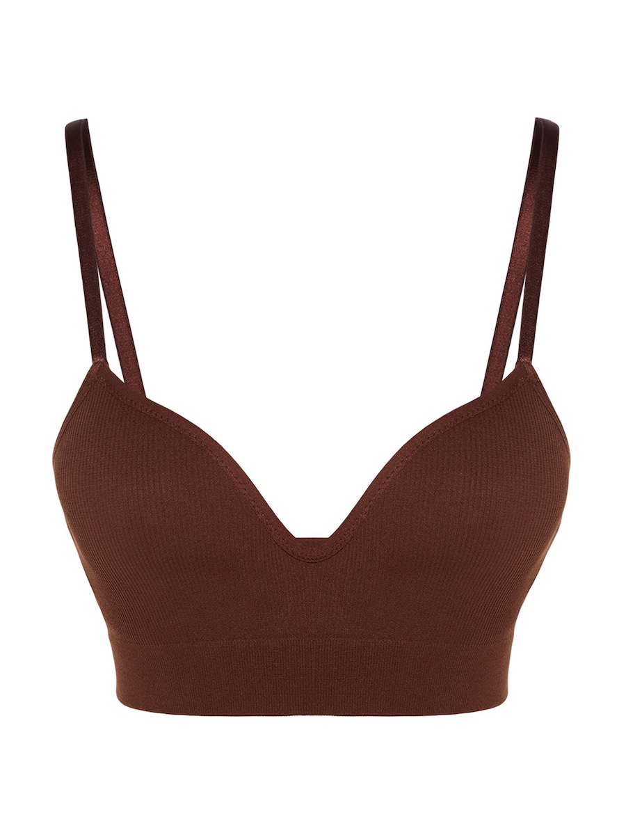 Бюстгальтер-бралетт Trendyol, коричневый
Бюстгальтер-бралетт Trendyol, коричневый