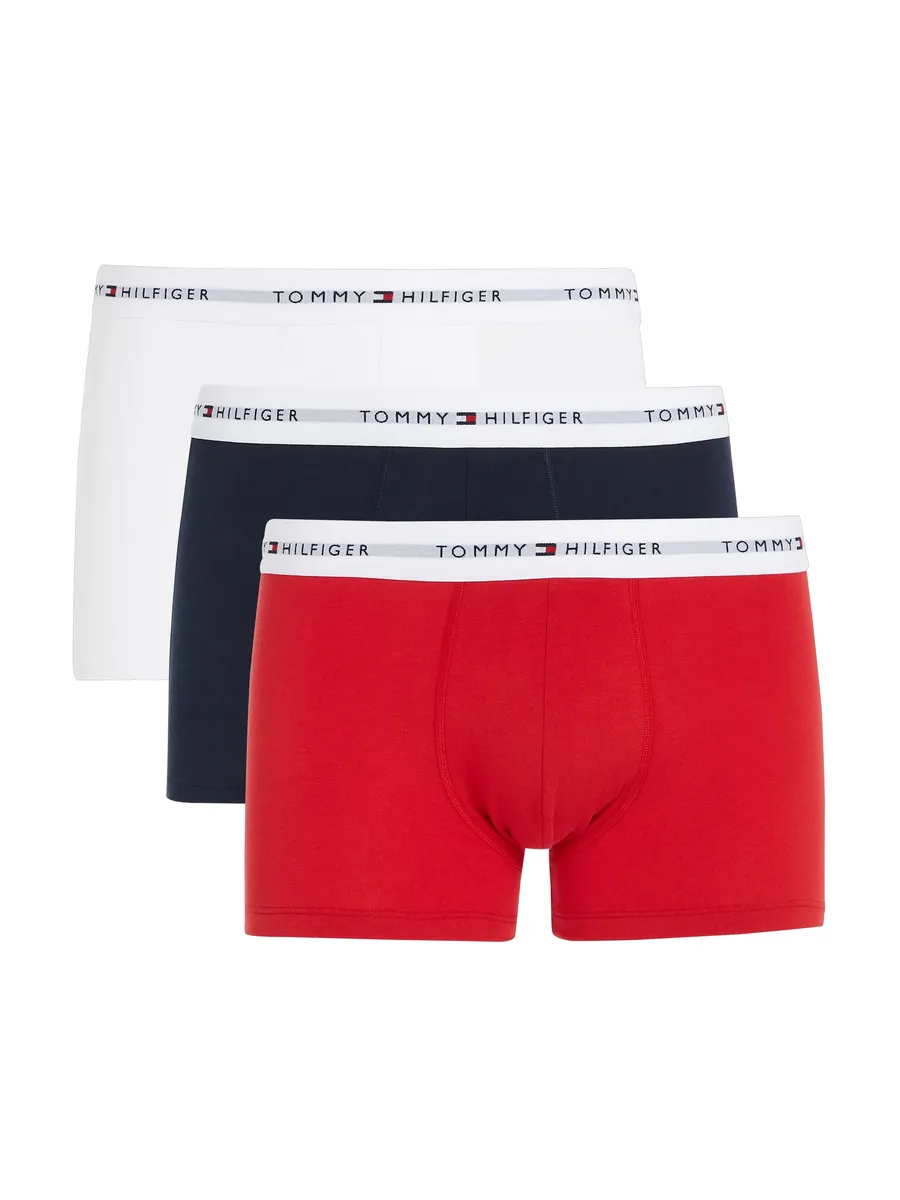 Tommy Hilfiger Underwear Трусы "3P TRUNK" (3 шт. в упаковке, 3 шт. в упаковке), с поясом с логотипом, цвет Desert-Sky/White/Primary-Red-(Dunkelblau)
Tommy Hilfiger Underwear Трусы "3P TRUNK" (3 шт. в упаковке, 3 шт. в упаковке), с поясом с логотипом, цвет Desert-Sky/White/Primary-Red-(Dunkelblau)