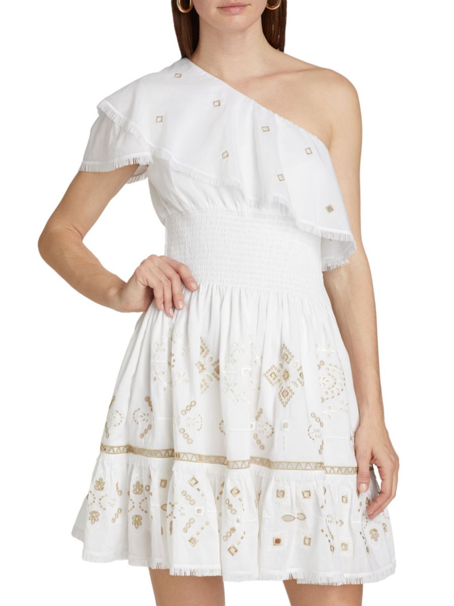 Мини-платье Brooklyn на одно плечо со сборками Kobi Halperin, белый
Мини-платье Brooklyn на одно плечо со сборками Kobi Halperin, белый