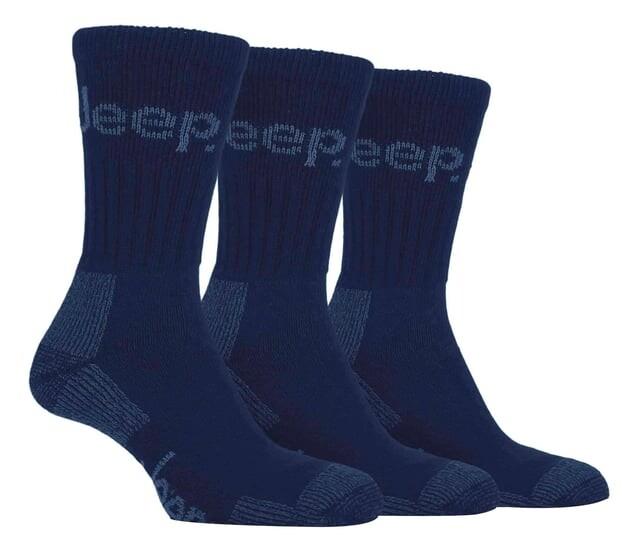 Мужские 3 пары рабочих носков с мягкой подошвой для походов и пешего туризма Jeep, синий
Мужские 3 пары рабочих носков с мягкой подошвой для походов и пешего туризма Jeep, синий