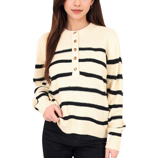 Женский полосатый пуловер с воротником на пуговицах Anna-Kaci
Женский полосатый пуловер с воротником на пуговицах Anna-Kaci