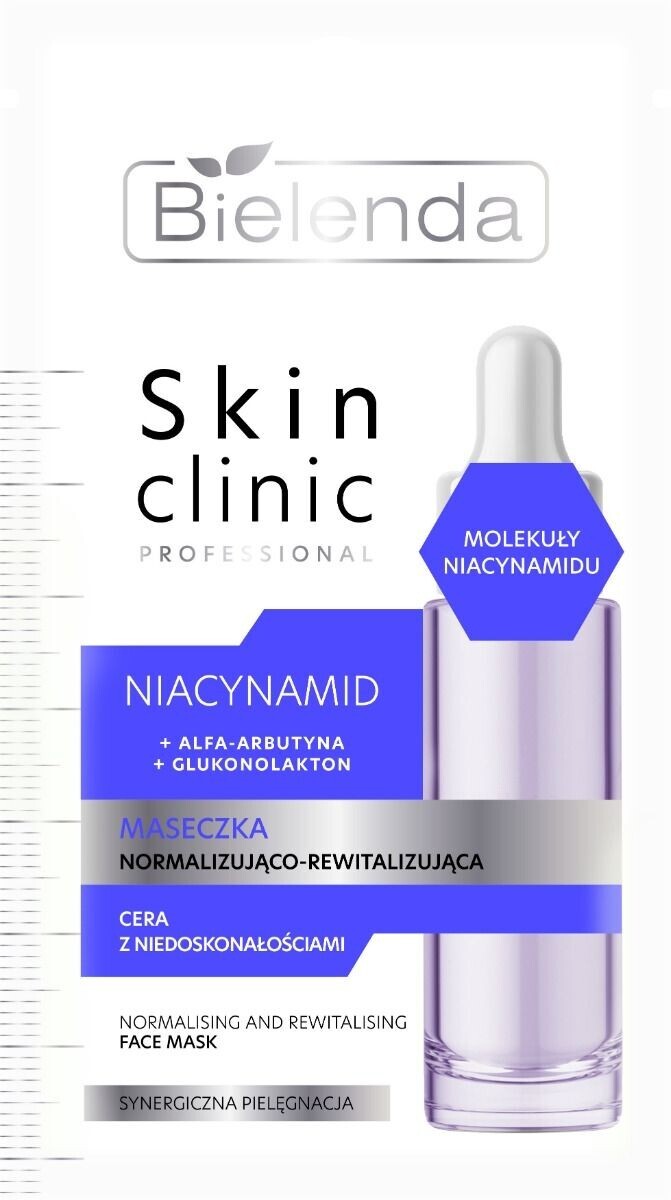 Bielenda Skin Clinic Professional Niacynamid медицинская маска, 8 g
Bielenda Skin Clinic Professional Niacynamid медицинская маска, 8 g