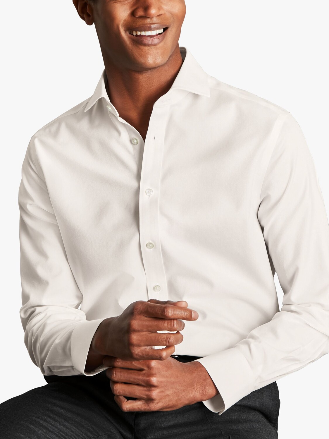 Рубашка Charles Tyrwhitt из хлопка с одинарными манжетами, цвет слоновой кости
Рубашка Charles Tyrwhitt из хлопка с одинарными манжетами, цвет слоновой кости