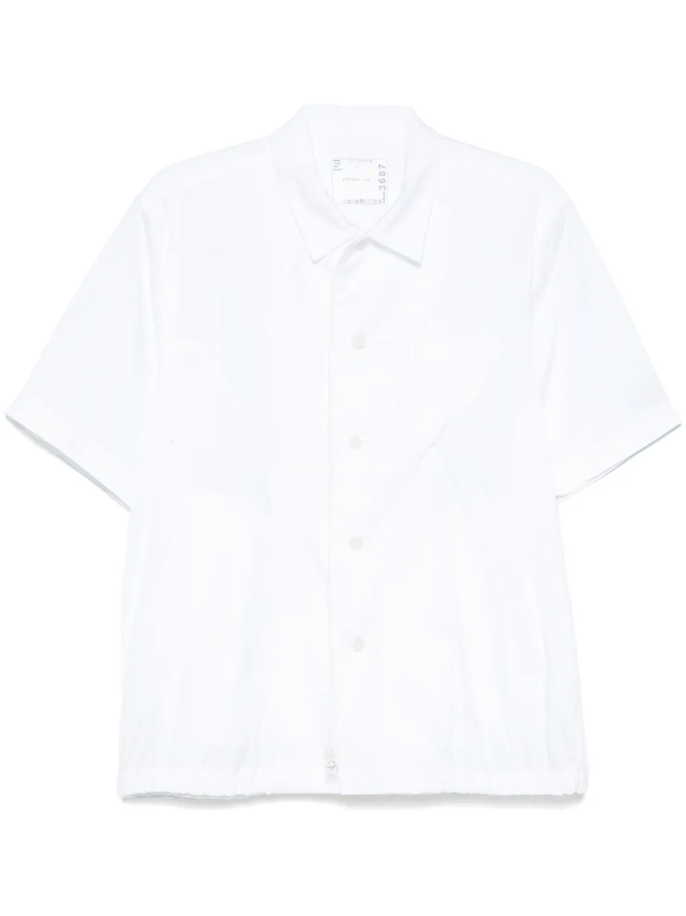 Рубашка на пуговицах Sacai, белый
Рубашка на пуговицах Sacai, белый