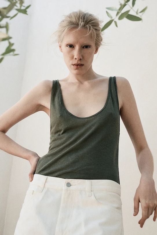 Льняной топ CACHE Muuv., зеленый
Льняной топ CACHE Muuv., зеленый