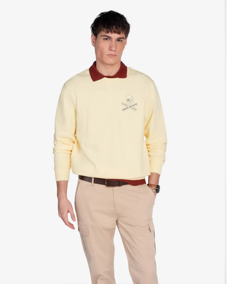 Мужская толстовка цвета милитари с крупным принтом Harper & Neyer, желтый
Мужская толстовка цвета милитари с крупным принтом Harper & Neyer, желтый