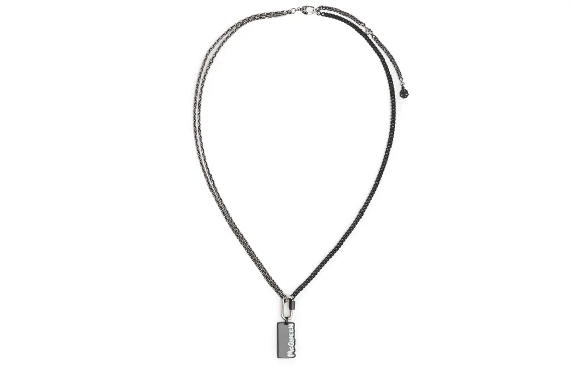 Кулон Logo Graffiti Alexander McQueen, черный
Кулон Logo Graffiti Alexander McQueen, черный