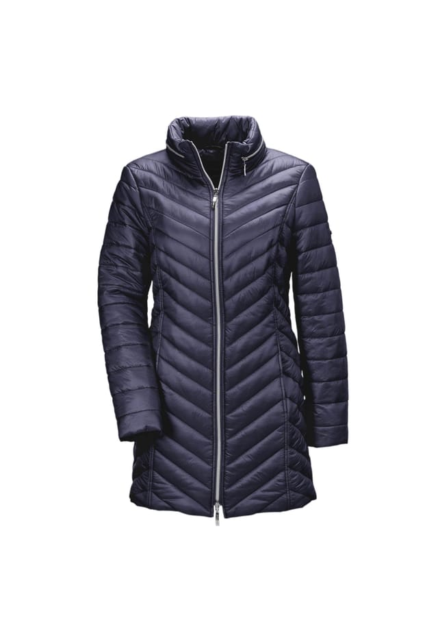 Короткий размер: легкая стеганая куртка подчеркивающая фигуру. Goldner, синий
Короткий размер: легкая стеганая куртка подчеркивающая фигуру. Goldner, синий