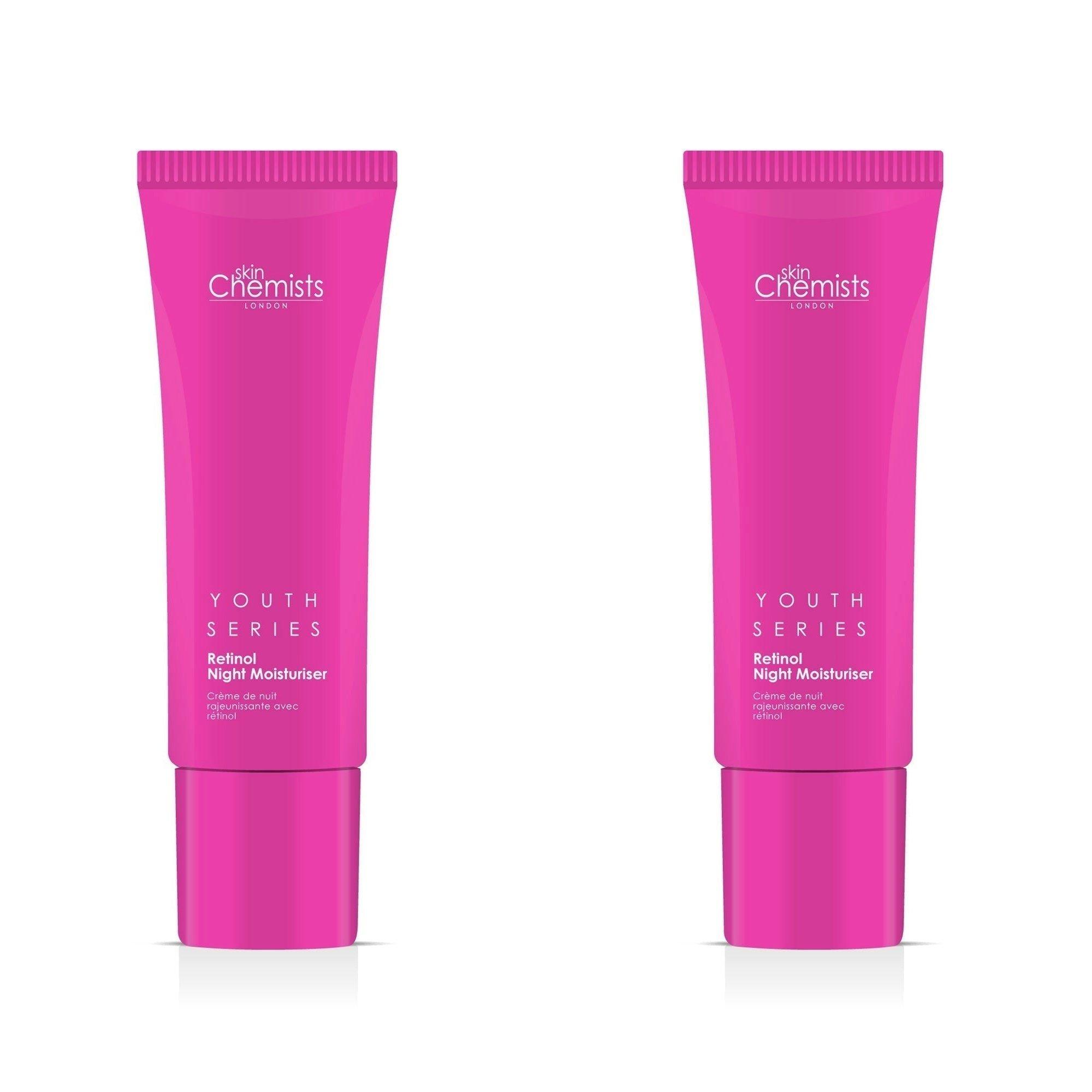 Увлажняющий ночной крем Youth Series с ретинолом и бакучиолом skinChemists, 2 ct
Увлажняющий ночной крем Youth Series с ретинолом и бакучиолом skinChemists, 2 ct