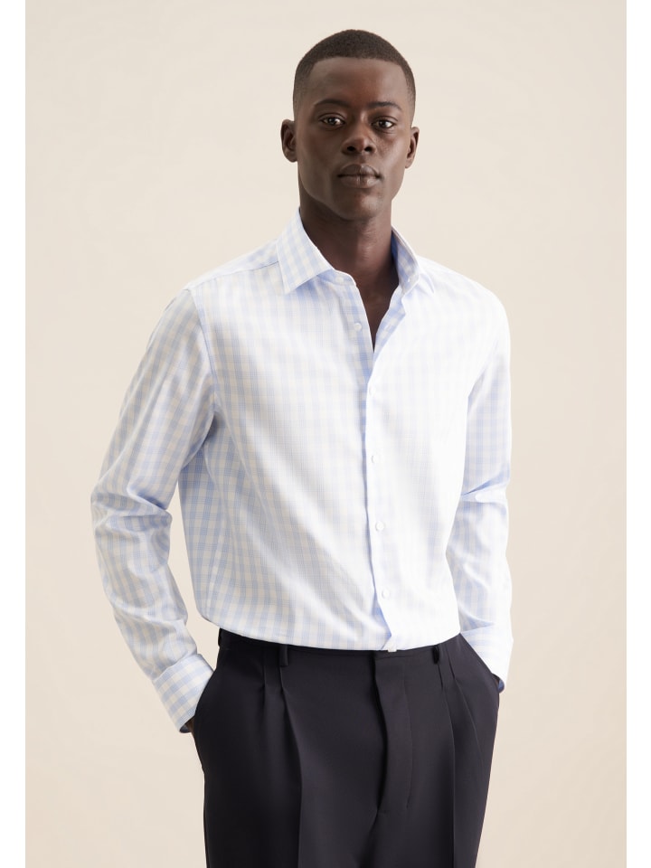 Рубашка Seidensticker, светло-синий
Рубашка Seidensticker, светло-синий