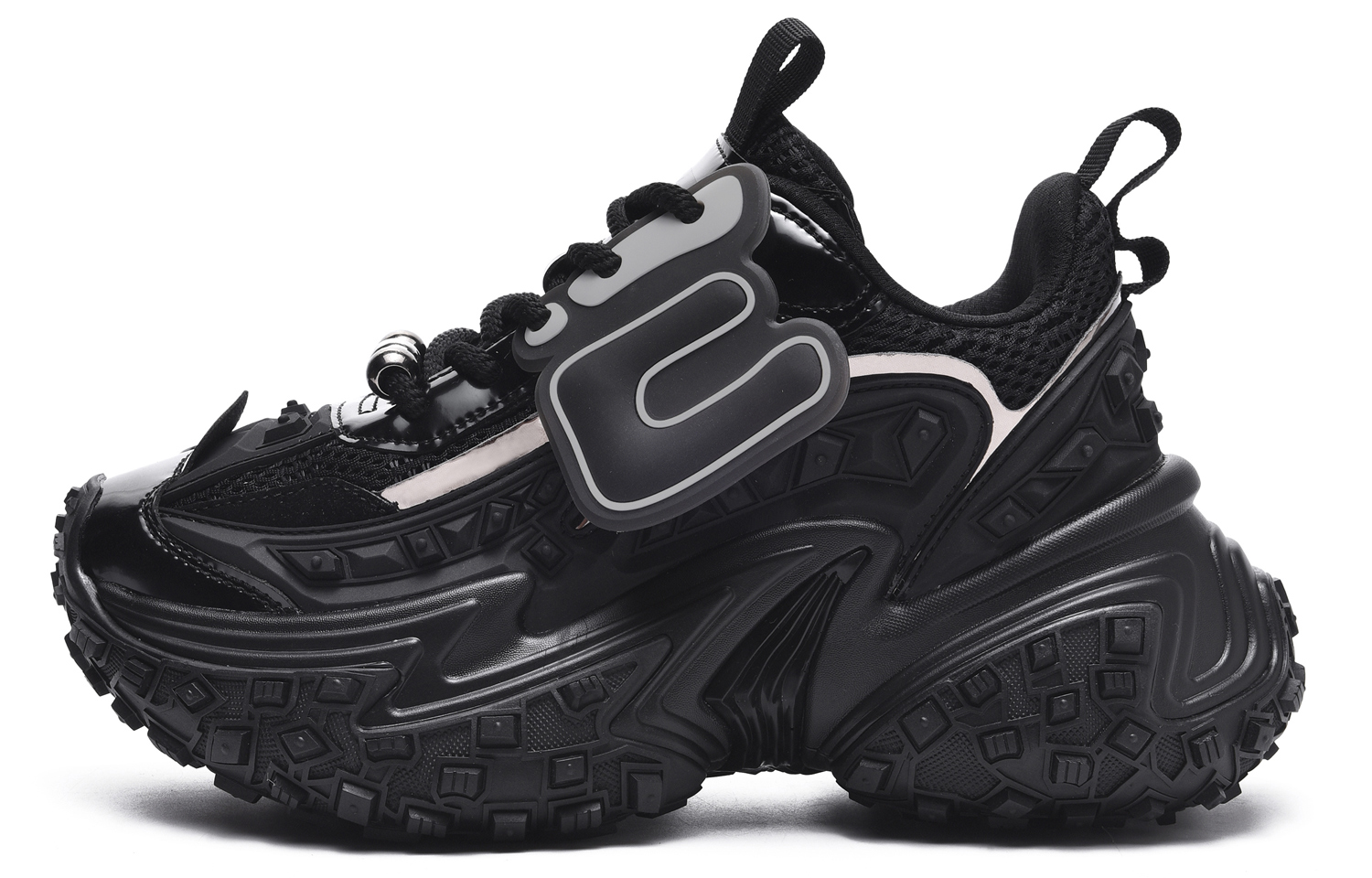 EstherShop Антискользящие и износостойкие низкие массивные кроссовки на платформе унисекс черные - яркое серебро, цвет Bright Silver
EstherShop Антискользящие и износостойкие низкие массивные кроссовки на платформе унисекс черные - яркое серебро, цвет Bright Silver