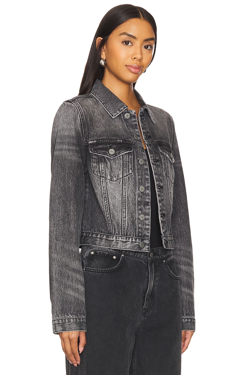 Приталенная джинсовая куртка maeve Grlfrnd, цвет phantom 
Приталенная джинсовая куртка maeve Grlfrnd, цвет phantom