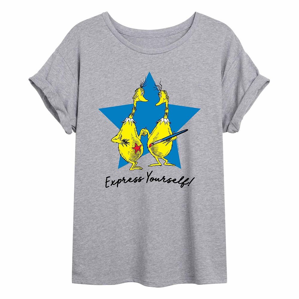 Футболка с струящимся рисунком Dr. Seuss Express для юниоров Licensed Character, серый
Футболка с струящимся рисунком Dr. Seuss Express для юниоров Licensed Character, серый