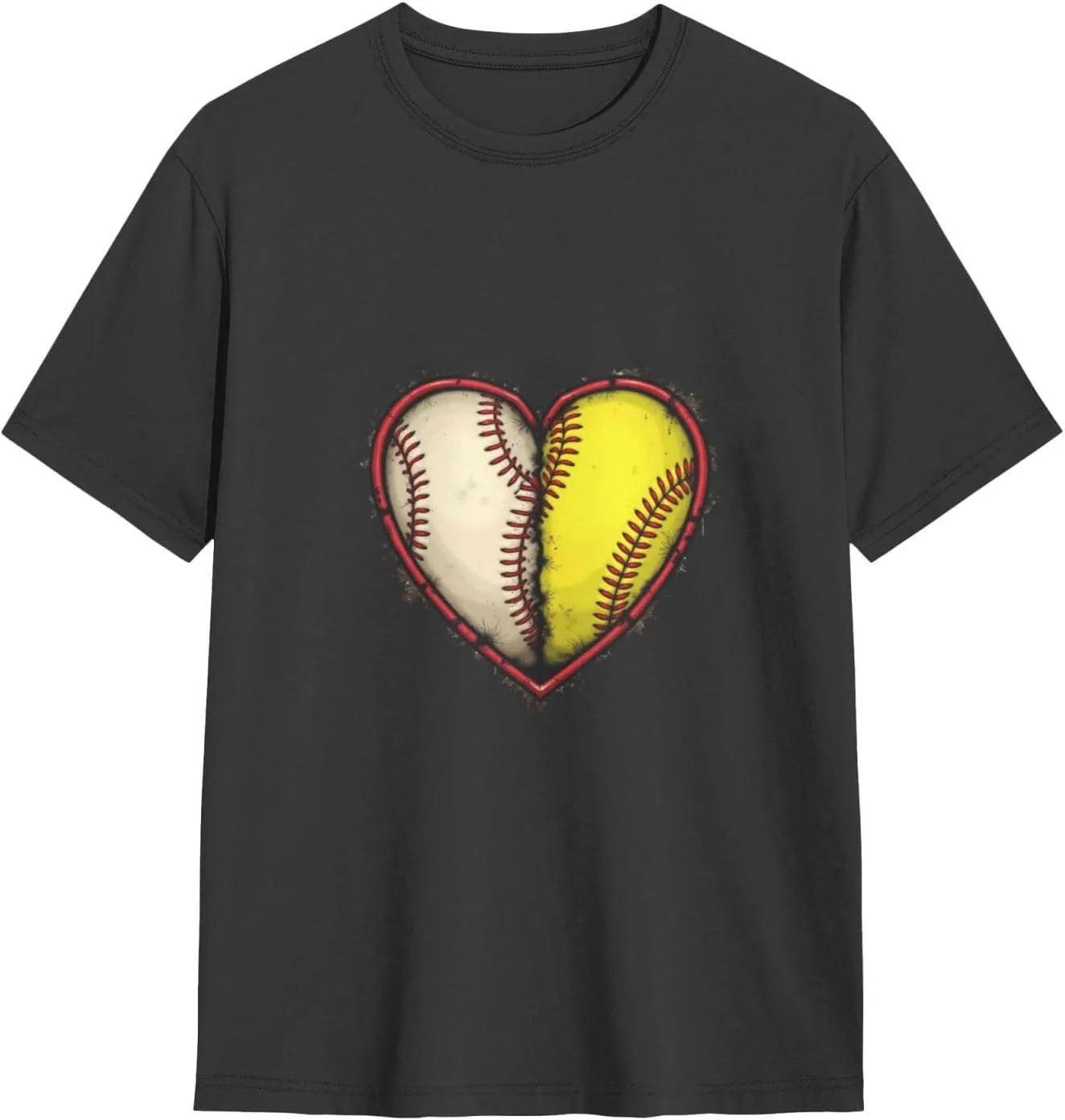 Классическая футболка с круглым вырезом Unisex Casual Tee Baseball Softball Heart ShuDianhkqwe
Классическая футболка с круглым вырезом Unisex Casual Tee Baseball Softball Heart ShuDianhkqwe