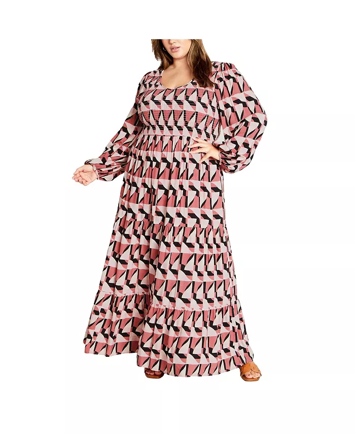 Платье макси с принтом Jayden размера плюс CITY CHIC, оранжевый
Платье макси с принтом Jayden размера плюс CITY CHIC, оранжевый