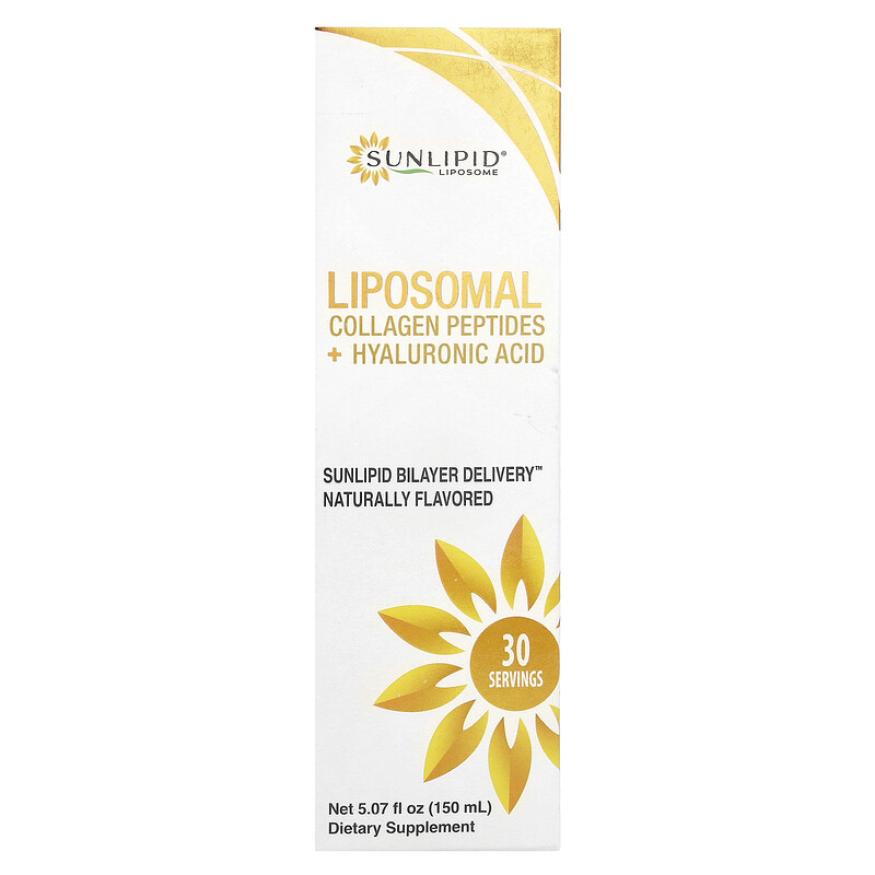 Sunlipid, липосомальные пептиды коллагена и гиалуроновая кислота, 150 мл (5,07 жидк. унции)
Sunlipid, липосомальные пептиды коллагена и гиалуроновая кислота, 150 мл (5,07 жидк. унции)