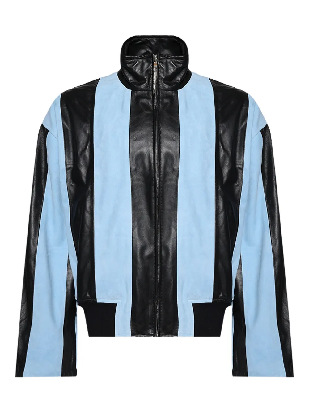 Полосатая кожаная куртка Nahmias, синий
Полосатая кожаная куртка Nahmias, синий