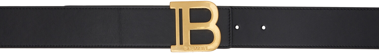 Черный кожаный ремень B Balmain
Черный кожаный ремень B Balmain