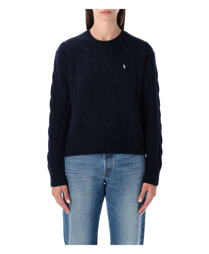 Свитер крупной вязки из шерсти и кашемира Polo Ralph Lauren, синий
Свитер крупной вязки из шерсти и кашемира Polo Ralph Lauren, синий