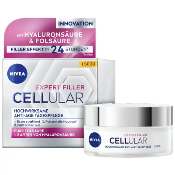 Крем для лица с spf30, 50 мл Nivea Cellular
Крем для лица с spf30, 50 мл Nivea Cellular