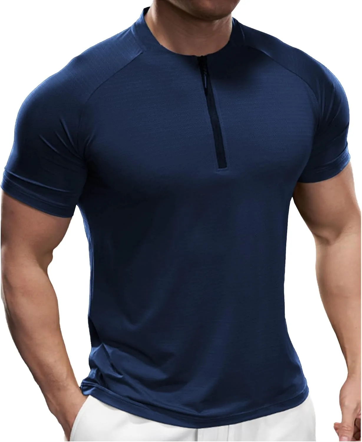 Футболка Fioboc мужская с молнией на четверть, короткий рукав, для тренировок, влагоотводящая
Футболка Fioboc мужская с молнией на четверть, короткий рукав, для тренировок, влагоотводящая