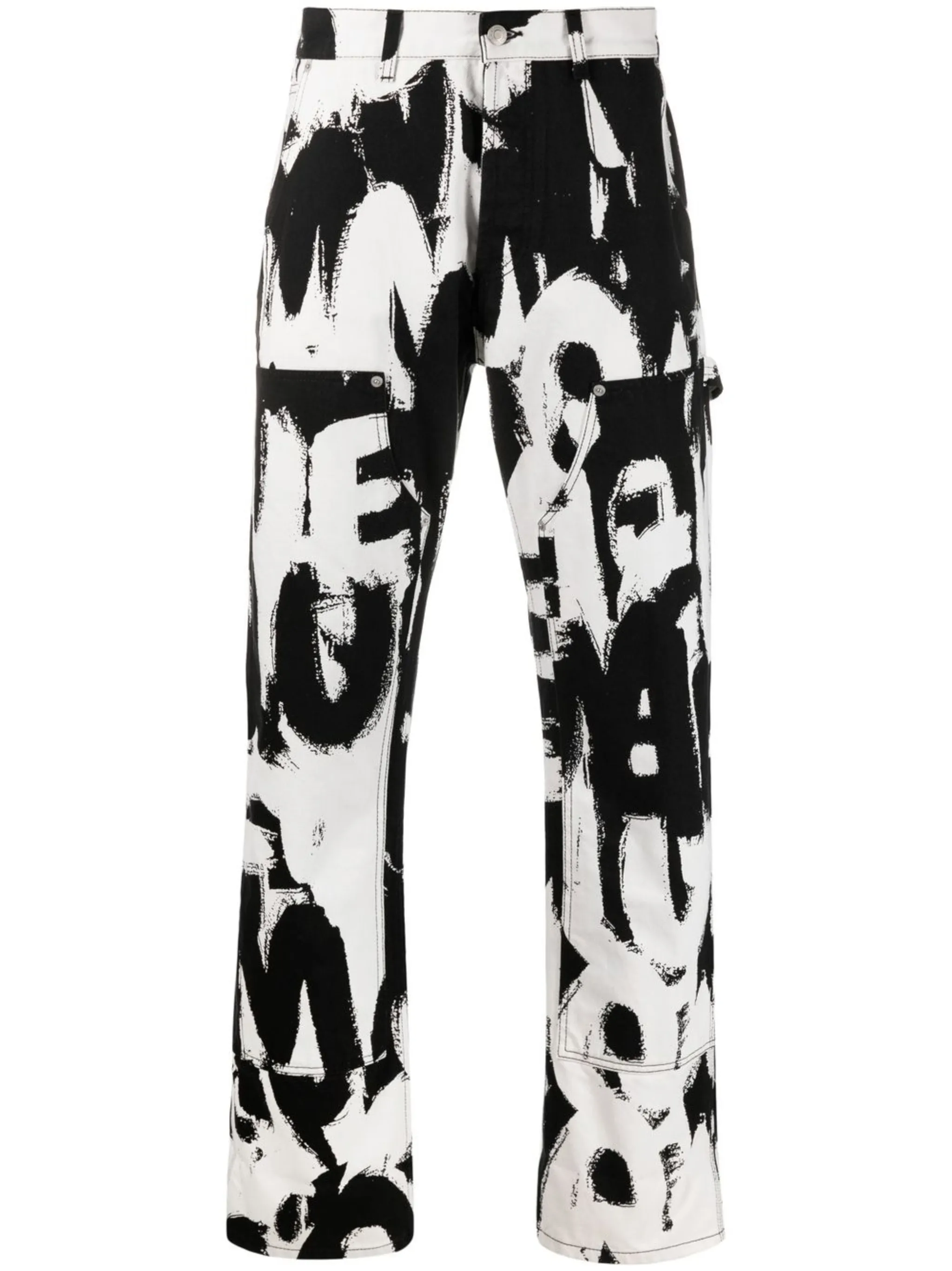 Прямые джинсы с принтом Graffiti Alexander Mcqueen, белый
Прямые джинсы с принтом Graffiti Alexander Mcqueen, белый