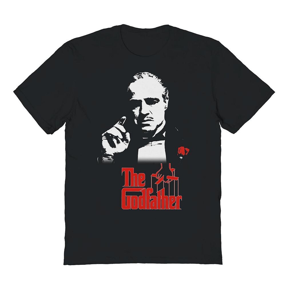 Мужская красная футболка с графическим логотипом The Godfather Licensed Character, черный
Мужская красная футболка с графическим логотипом The Godfather Licensed Character, черный