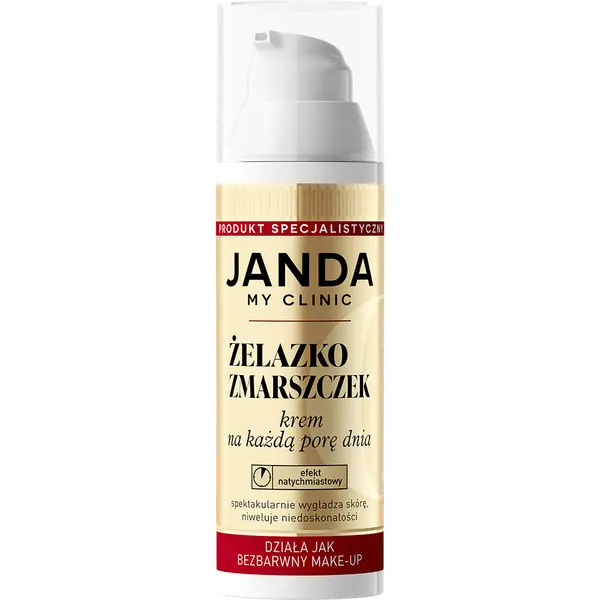 Крем для лица на все время суток, 30 мл Janda Żelazko zmarszczek
Крем для лица на все время суток, 30 мл Janda Żelazko zmarszczek