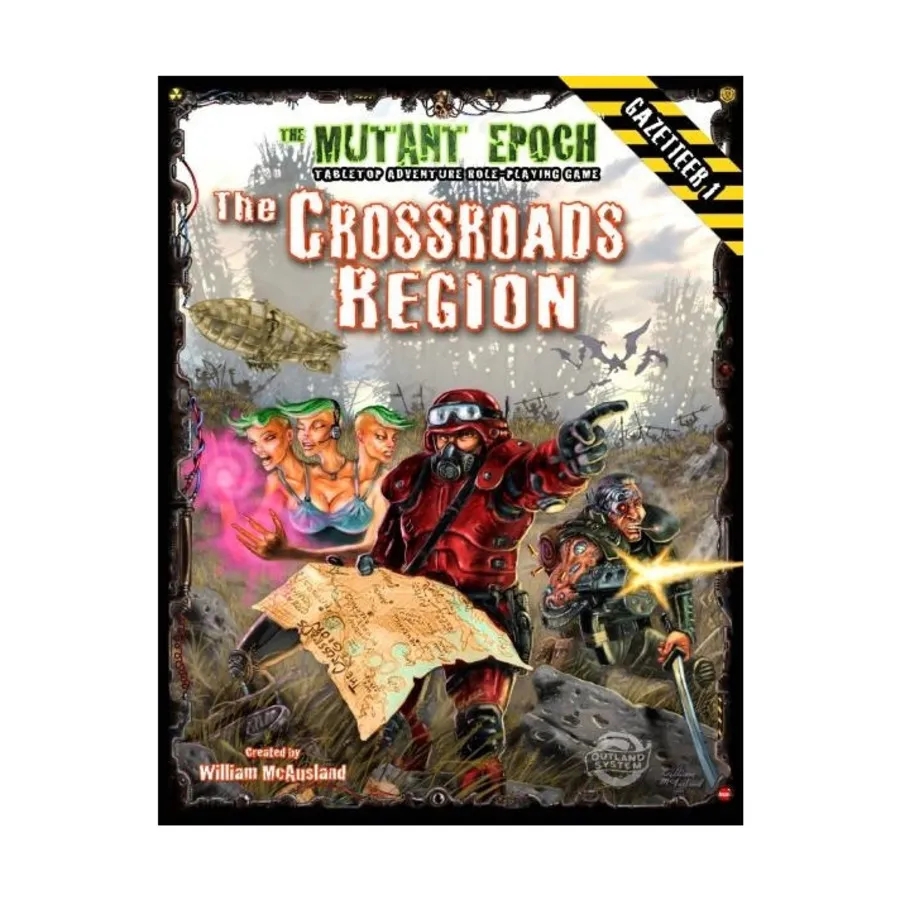 Gazetteer #1 - The Crossroads Region, Mutant Epoch, мягкая обложка
Gazetteer #1 - The Crossroads Region, Mutant Epoch, мягкая обложка
