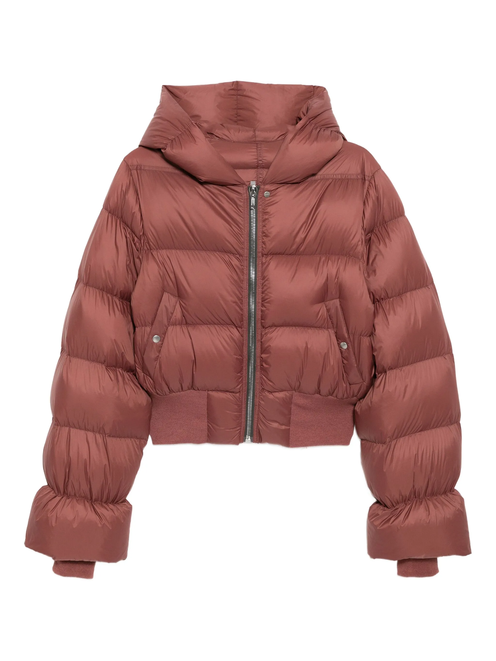 Пуховик с капюшоном Rick Owens, красный
Пуховик с капюшоном Rick Owens, красный