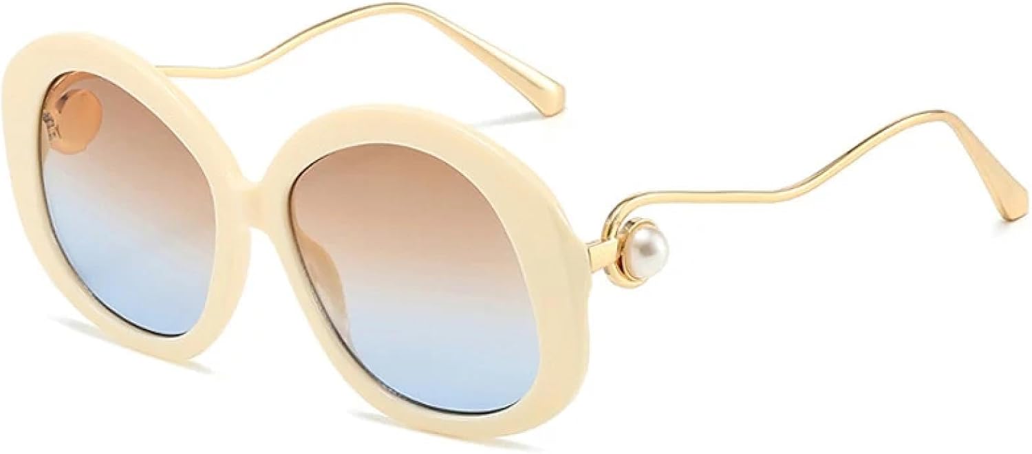 Роскошные солнцезащитные очки в крупной металлической оправе овальной формы для женщин и мужчин, для активного отдыха, вождения, путешествий, с защитой от УФ-излучения UV400 TKKTLLT, Beige Tea Blue
Роскошные солнцезащитные очки в крупной металлической оправе овальной формы для женщин и мужчин, для активного отдыха, вождения, путешествий, с защитой от УФ-излучения UV400 TKKTLLT, Beige Tea Blue