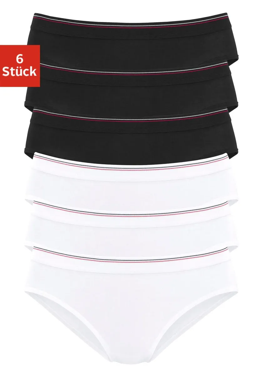 Трусики-бикини H.I.S (6 шт.), изготовлены из качественного эластичного хлопка, белый
Трусики-бикини H.I.S (6 шт.), изготовлены из качественного эластичного хлопка, белый