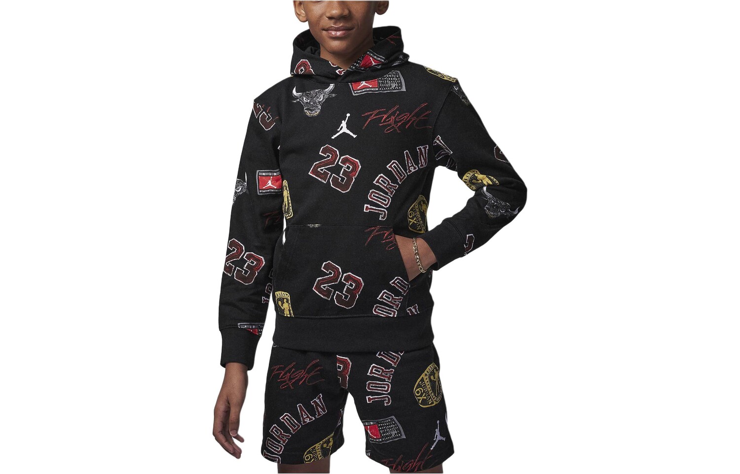 Детская толстовка Jordan, черный 
Детская толстовка Jordan, черный