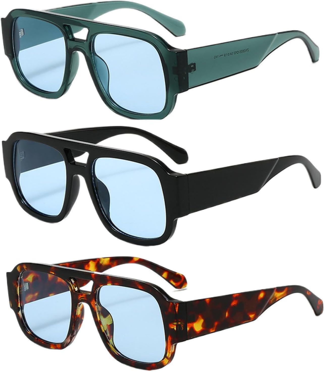 Солнцезащитные очки с защитой от УФ-излучения UV400 | Большая оправа с двойной перемычкой | Для женщин и мужчин | Для занятий спортом на открытом воздухе и вождения DSVIGF, 3pcs Z09
Солнцезащитные очки с защитой от УФ-излучения UV400 | Большая оправа с двойной перемычкой | Для женщин и мужчин | Для занятий спортом на открытом воздухе и вождения DSVIGF, 3pcs Z09