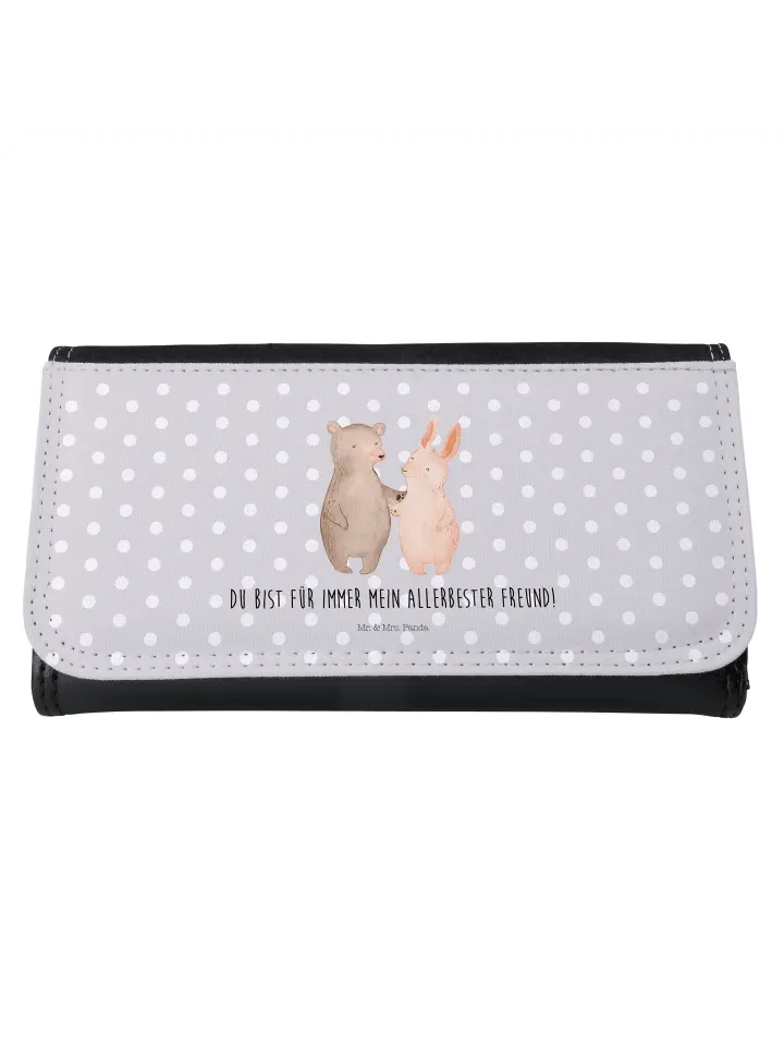 Портмоне Mr & Mrs Panda Damen Bär und Hase Umarmen, пастельно-серый
Портмоне Mr & Mrs Panda Damen Bär und Hase Umarmen, пастельно-серый