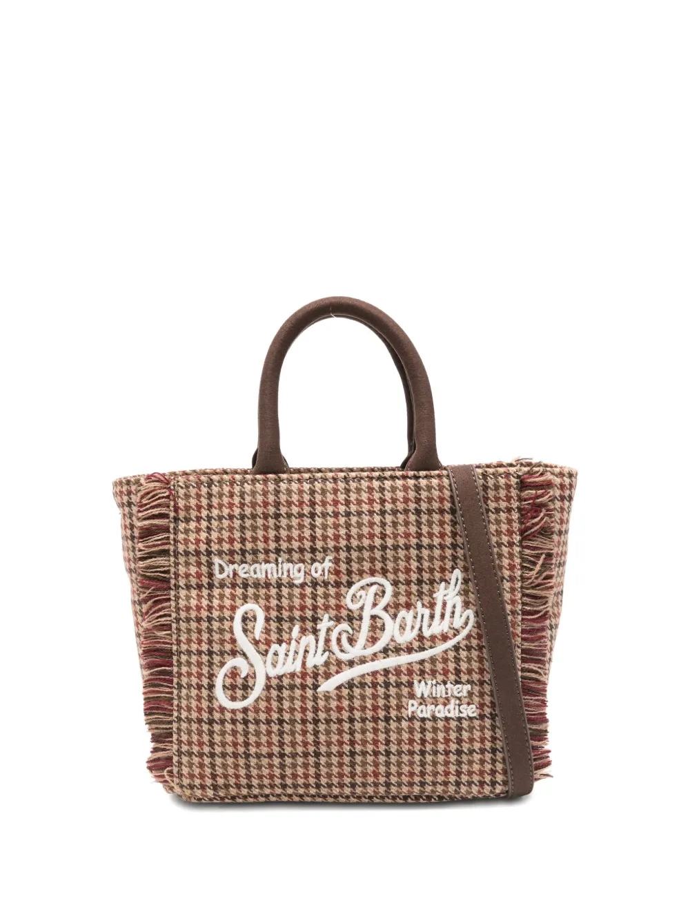 Сумка-тоут в гусиную лапку Mc2 Saint Barth Kids, коричневый
Сумка-тоут в гусиную лапку Mc2 Saint Barth Kids, коричневый