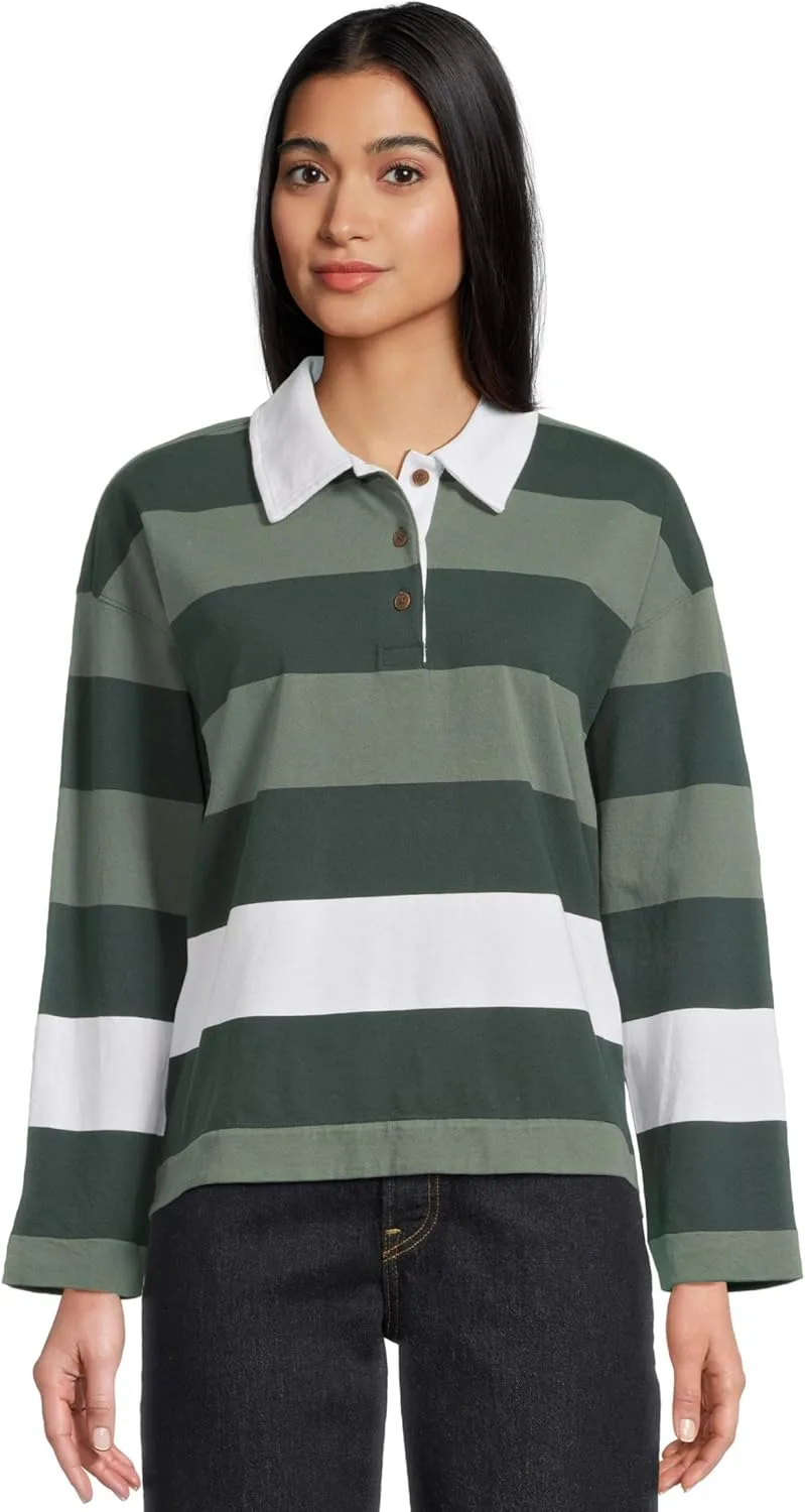 Madewell Women's Hannah регби поло
Madewell Women's Hannah регби поло