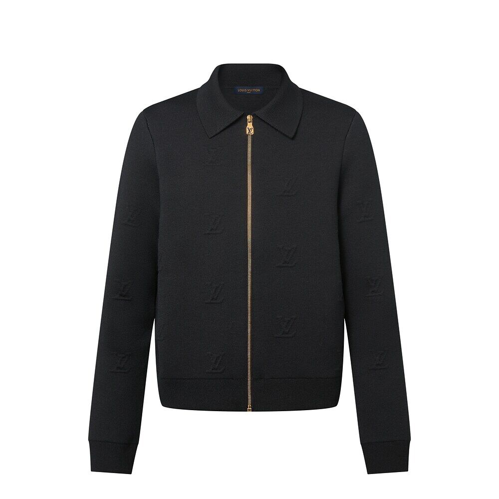 Шерстяной блузон с тиснением LV Blason Louis Vuitton, черный
Шерстяной блузон с тиснением LV Blason Louis Vuitton, черный