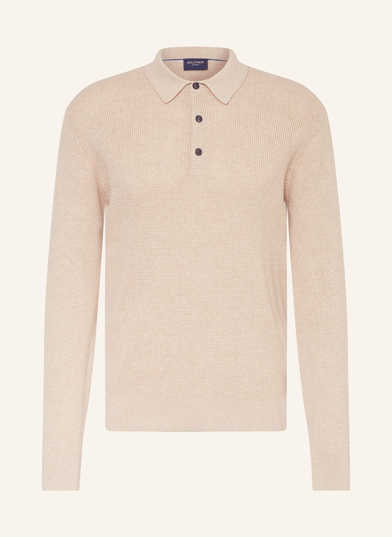 Трикотажная рубашка поло Olymp, бежевый
Трикотажная рубашка поло Olymp, бежевый