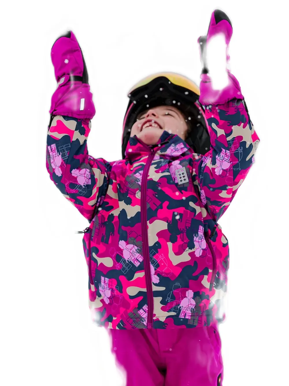 Камуфляжная куртка с капюшоном Lego, розовый
Камуфляжная куртка с капюшоном Lego, розовый